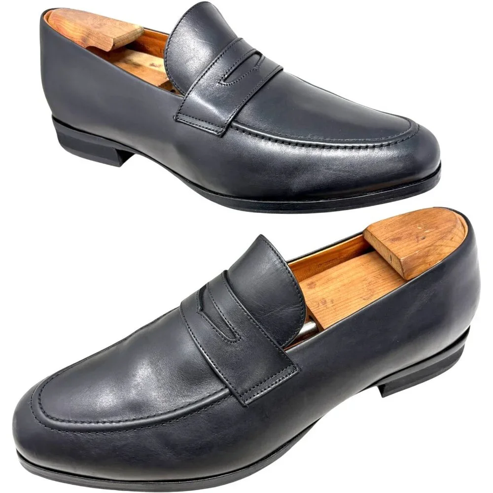 Wolf and Shepherd 9719 Ringer‎ Calf Leather Penny Loafers